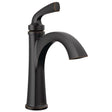 Delta Geist Oil Rubbed Bronze Single-Handle Bathroom Sink Faucet 4 in.