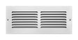Tru Aire 4 in. H X 12 in. W 1-Way Powder Coat White Steel Return Air Grille
