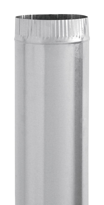 Imperial 6 in. D X 12 in. L Galvanized Steel Furnace Pipe