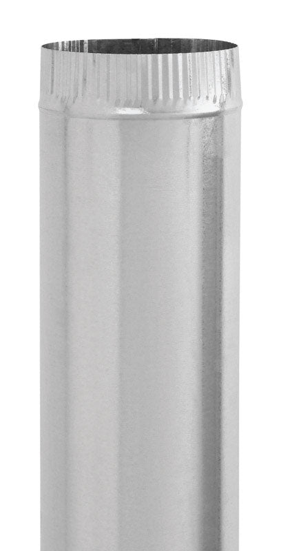 Imperial 6 in. D X 12 in. L Galvanized Steel Furnace Pipe
