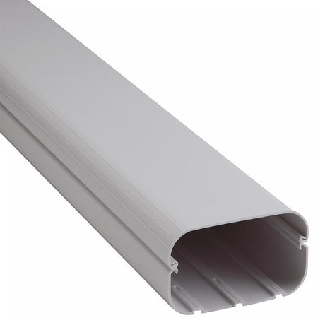 Slimduct Line Set Covers 78 in. W X 3.25 in. H White