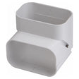 Slimduct Line Set Covers 5 in. W X 5 in. H White