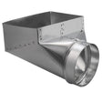 Imperial 10 in. H X 6 in. W Silver Galvanized Steel Register Boot