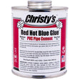 Christy's Red Hot Blue Glue Blue Cement For PVC 16 oz