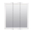 Zenna Home 26 in. H X 24 in. W X 4.5 in. D Rectangle Medicine Cabinet