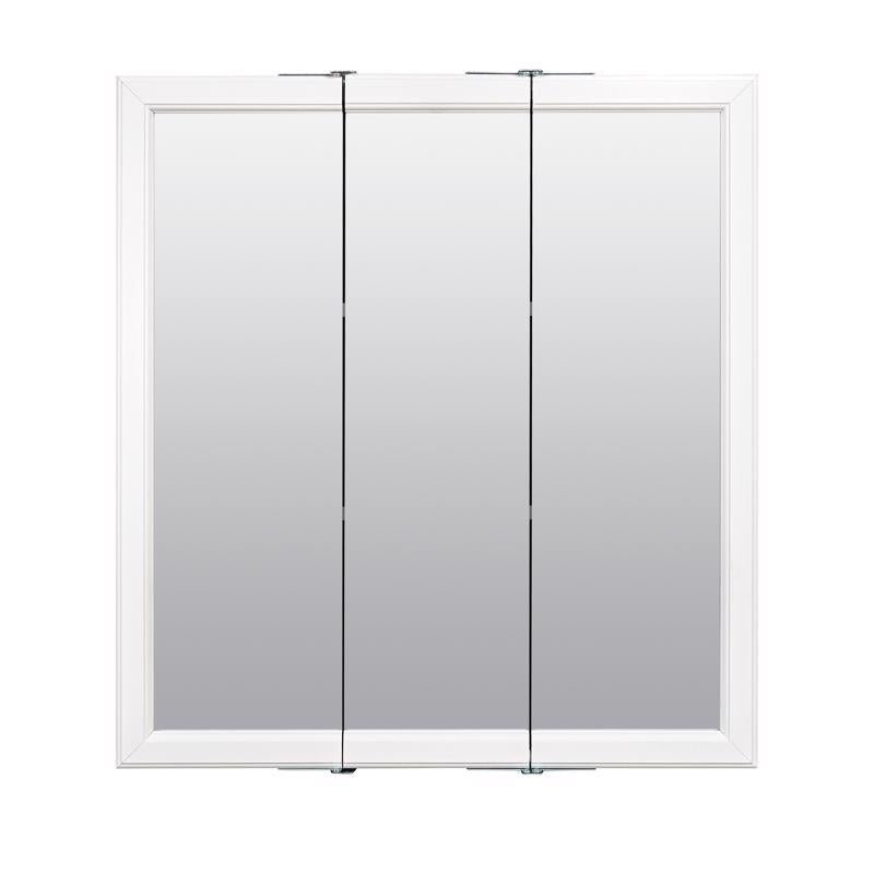 Zenna Home 26 in. H X 24 in. W X 4.5 in. D Rectangle Medicine Cabinet