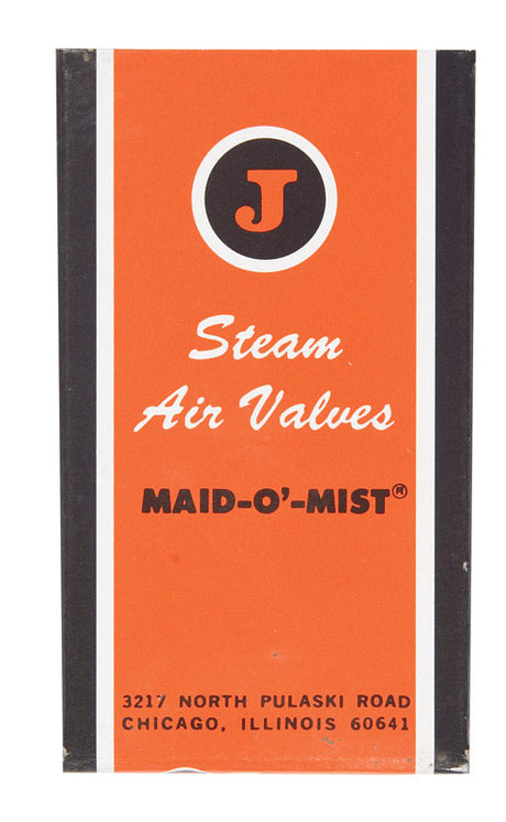 Jacobus Maid O' Mist Model #C 1/8 in. Straight Steam Vent