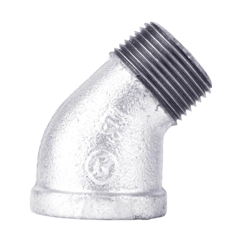 STZ Industries 1-1/2 in. FIP each X 1-1/2 in. D MIP Galvanized Malleable Iron 45 degree Street Elbow