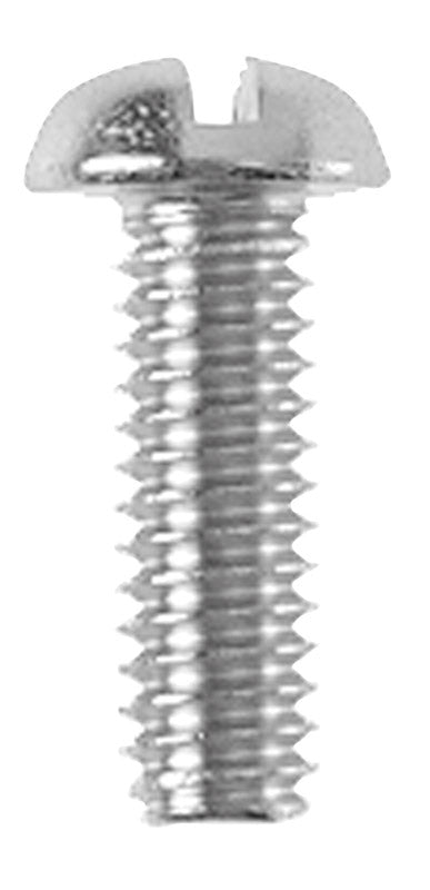 Danco No. 8-32 X 1/2 in. L Slotted Round Head Brass Bibb Screw 1 pk