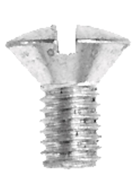 Danco No. 10-32 X 3/8 in. L Slotted Oval Head Brass Faucet Handle Screw 5 pk