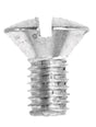 Danco No. 10-32 X 3/8 in. L Slotted Oval Head Brass Faucet Handle Screw 5 pk