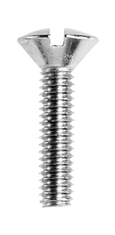 Danco No. 8-32 X 3/4 in. L Slotted Oval Head Brass Faucet Handle Screw 1 pk