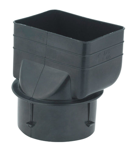 Advance Drainage Systems 4-1/4 in. Barb X 3 in. D Barb Polyethylene Downspout Adapter 1 pk