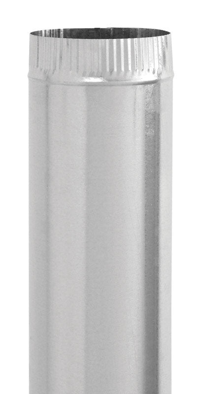 Imperial 6 in. D X 24 in. L Galvanized Steel Furnace Pipe