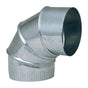 Imperial 6 in. D X 6 in. D Adjustable 90 deg Galvanized Steel Elbow Exhaust