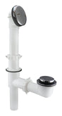 Keeney Foot Lok Stop 1-1/2 in. D Chrome Plastic Triad Bath Drain