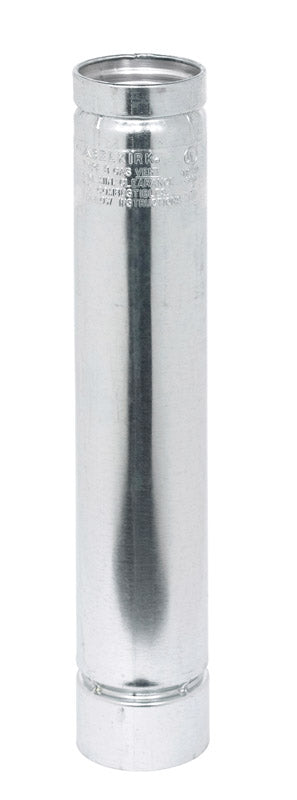 Selkirk 3 in. D X 18 in. L Aluminum Round Gas Vent Pipe