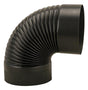 Imperial 8 in. D X 8 in. D 90 deg Galvanized Steel Stove Pipe Elbow