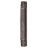 STZ Industries 1/2 in. MIP each X 1/2 in. D MIP Black Steel 5-1/2 in. L Nipple
