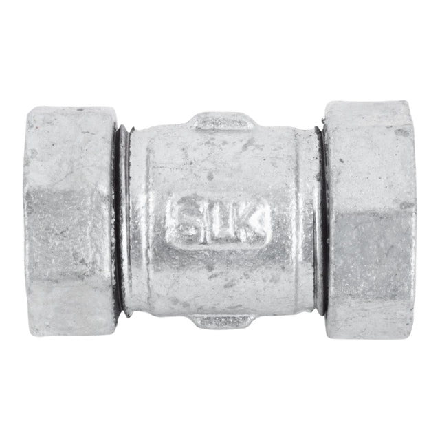 STZ Industries 1/2 in. Compression X 1/2 in. D Compression Galvanized Malleable Iron 3 in. L Couplin