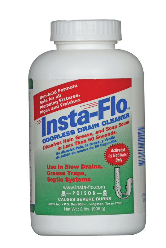 Insta-Flo Crystals Drain Cleaner 2 lb