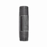 STZ Industries 1/8 in. MIP each X 1/8 in. D MIP Black Steel 3 in. L Nipple