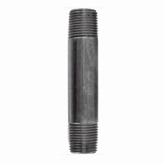 STZ Industries 1/8 in. MIP each X 1/8 in. D MIP Black Steel 4 in. L Nipple