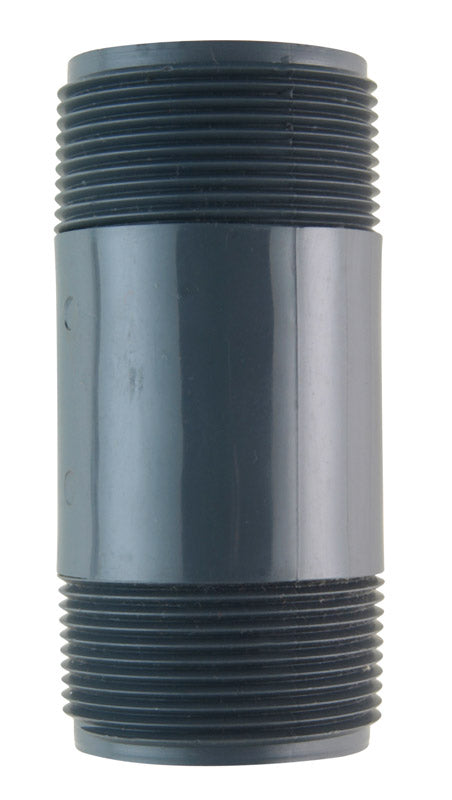 B&K ProLine Schedule 80 1-1/2 in. MIP each X 1-1/2 in. D MIP PVC 4 in. Nipple 1 pk