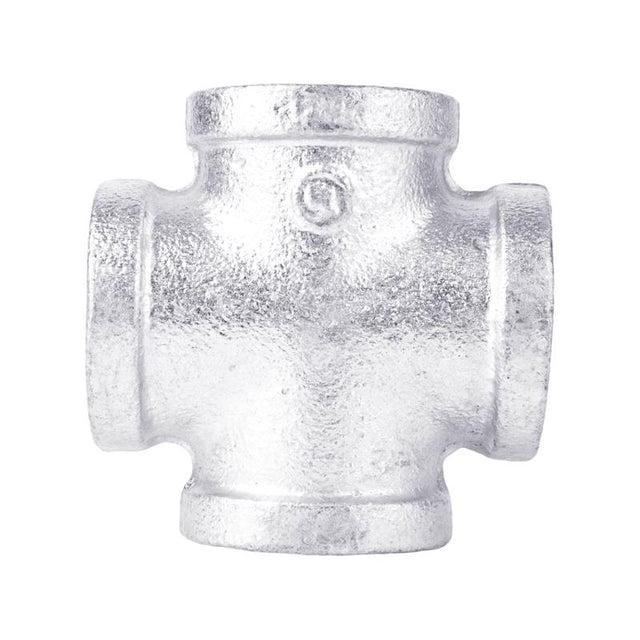 STZ Industries 1 in. FIP X 1 in. D FIP 1 in. D FIP Galvanized Malleable Iron 3 in. L Cross