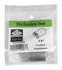 Smith-Cooper 3/8 in. FPT X 3/8 in. D FPT Stainless Steel Coupling