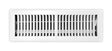 Tru Aire 4 in. H X 14 in. W 2-Way Powder Coat White Steel Floor Register