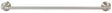 Moen Sage Brushed Nickel Towel Bar 24 in. L Brass