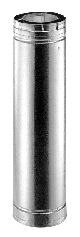DuraVent DirectVent 4 in. D X 48 in. L Galvanized Steel Exhaust Vent Pipe