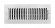 Tru Aire 4 in. H X 12 in. W 2-Way Powder Coat White Steel Wall/Ceiling Register