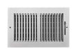 Tru Aire 6 in. H X 10 in. W 2-Way Powder Coat White Aluminum Wall/Ceiling Register