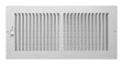 Tru Aire 6 in. H X 14 in. W 2-Way Powder Coat White Aluminum Wall/Ceiling Register
