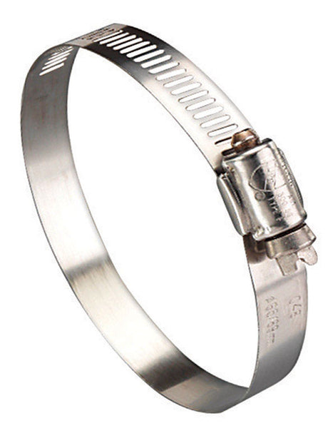 Ideal Hy Gear 1-1/2 in to 3-1/2 in. SAE 48 Silver Hose Clamp Stainless Steel Marine