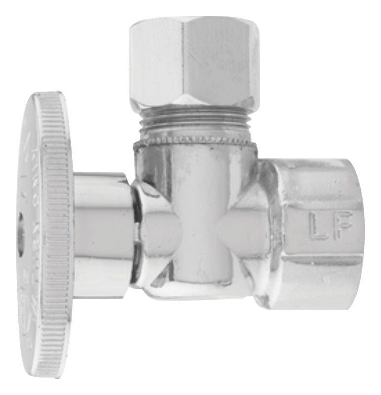 Keeney 1/2 in. FIP in. X 1/2 in. Brass Shut-Off Valve