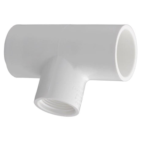 Charlotte Pipe Schedule 40 3/4 in. Slip X 1/2 in. D FPT PVC Reducing Tee 1 pk