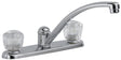 Delta Classic Two Handle Chrome Kitchen Faucet