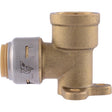SharkBite Push to Connect 1/2 in. Push X 1/2 in. D FIP Brass 90 Degree Drop Ear Elbow