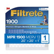 Filtrete 20 in. W X 20 in. H X 1 in. D Fiberglass 13 MERV Pleated Allergen Air Filter 1 pk