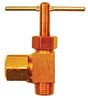 JMF Company 1/4 in. 1/8 in. Brass Angle Compression Valve