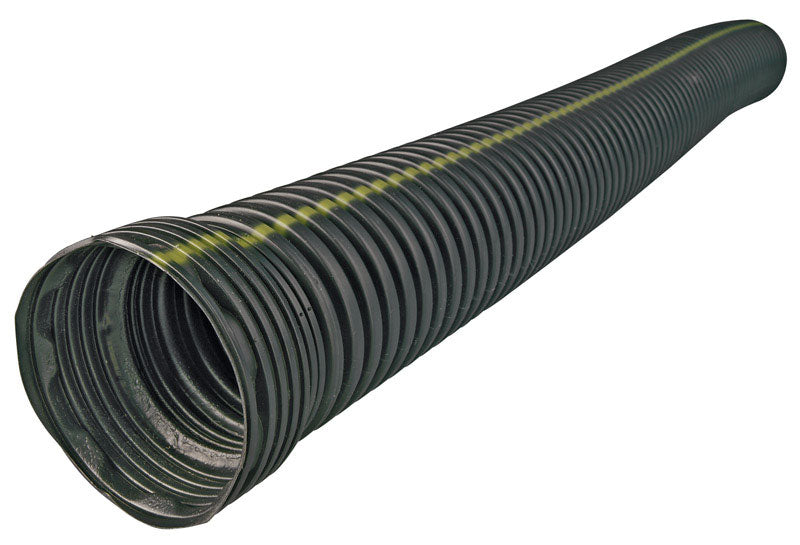 Advance Drainage Systems 4 in. D X 10 ft. L Polyethylene Corrugated Drainage Tubing