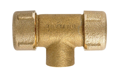 B&K Southland 1/2 in. FPT X 3/4 in. D Sweat 3/4 in. D Sweat Galvanized Brass Tee