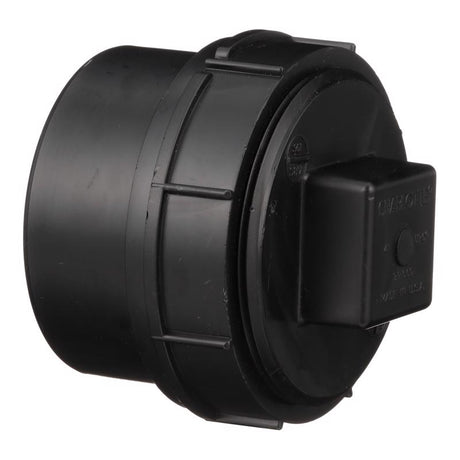 Charlotte Pipe 4 in. Spigot X 4 in. D FPT ABS Cleanout