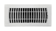 Tru Aire 4 in. H X 10 in. W 1-Way Powder Coat White ABS Plastic Floor Diffuser