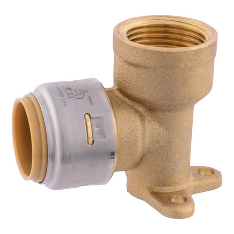 SharkBite 3/4 in. Push X 3/4 in. D FPT Brass Drop Ear Elbow