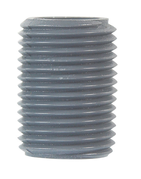 B&K Schedule 80 1/2 in. MIP each PVC Close Nipple 1 pk