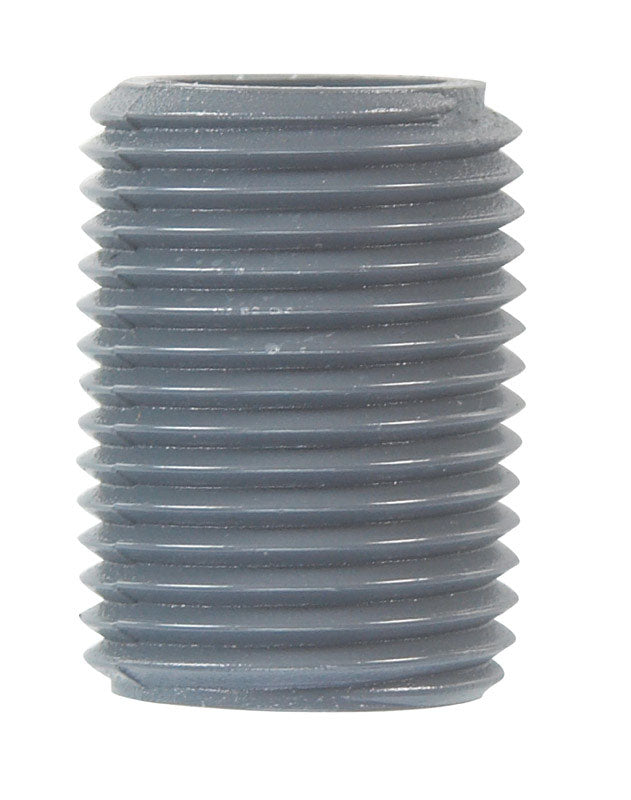 B&K Schedule 80 1/2 in. MIP each PVC Close Nipple 1 pk